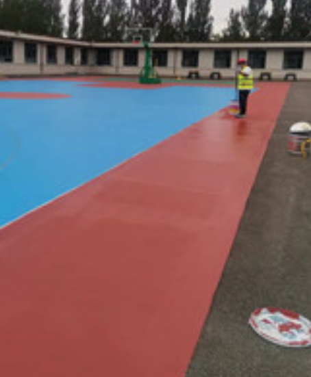 昌乐旧篮球场地面改造翻新整改   